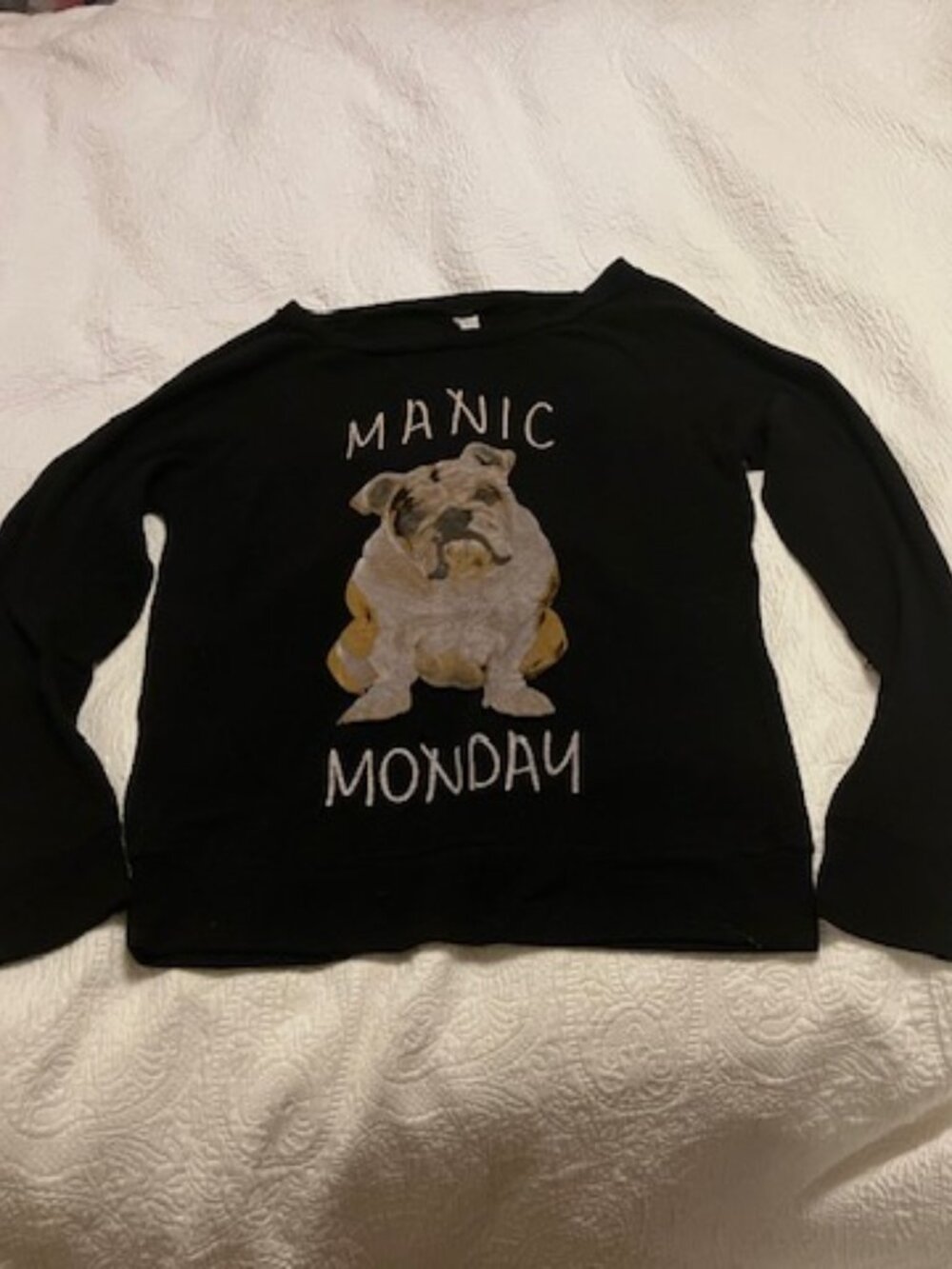 Black Graphics Manic Monday Doggie Shirt